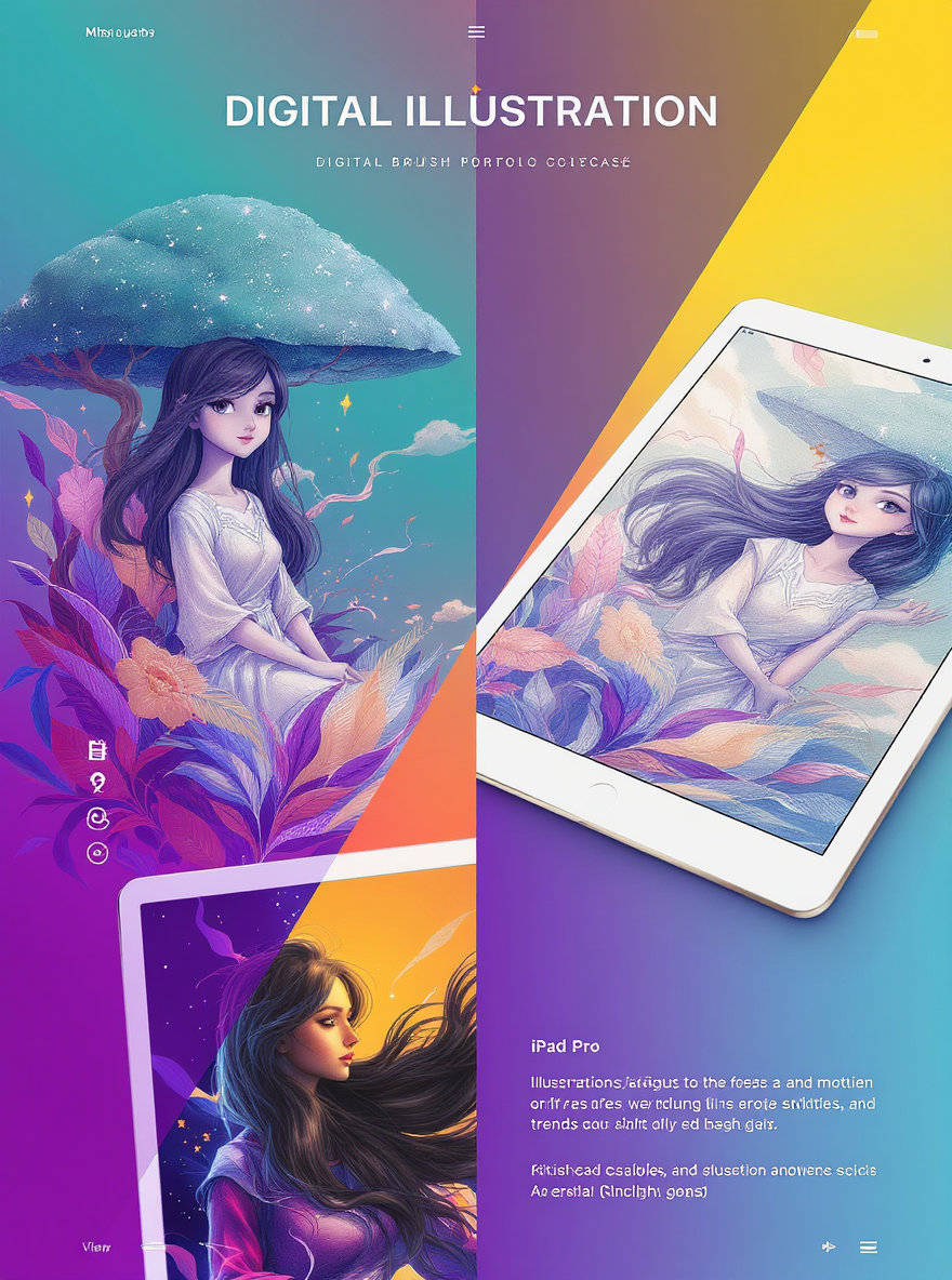 Illustration animation template