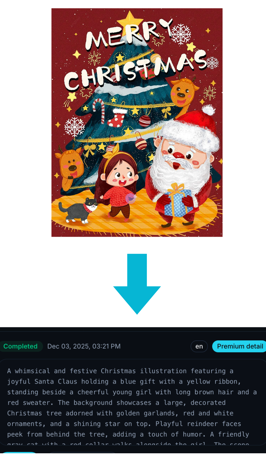 Example prompt result